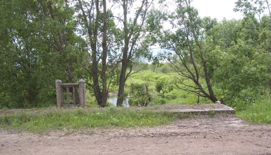 Brücke über die Raguppe in ehemaligen Doblendszen ( Kayserswiesen) 2006